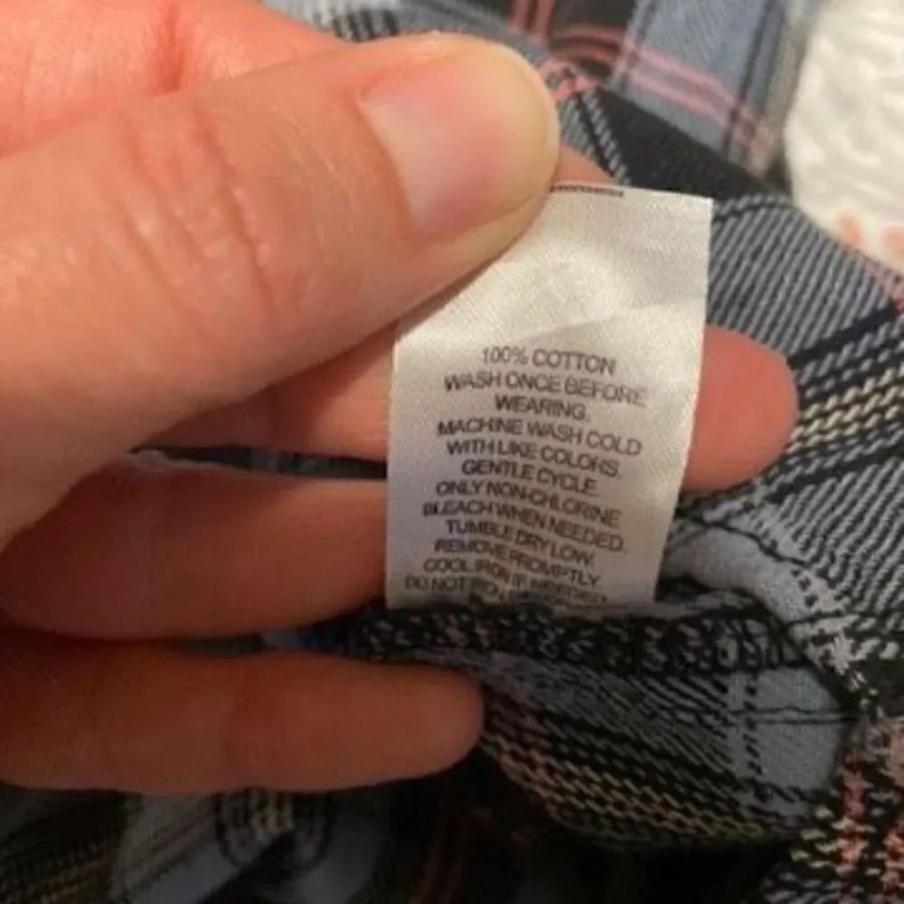 Junk Food Plaid Button Down Flannel sz S - Picture 8 of 8